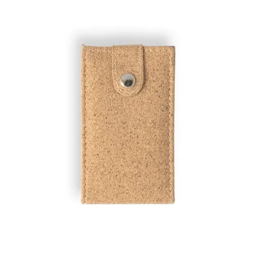 natural ZENA. Conjunto de manicura em aço inoxidável numa bolsa de cortiça
