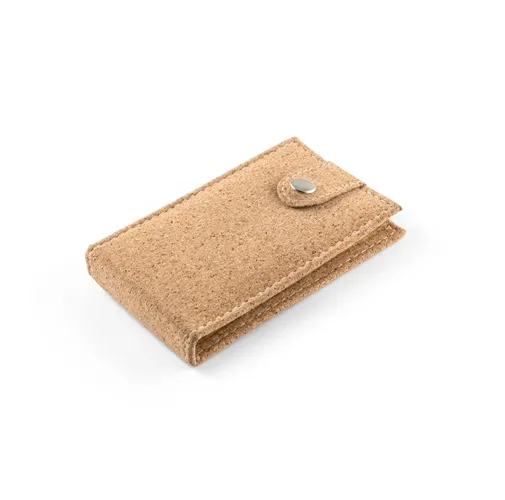 natural ZENA. Conjunto de manicura em aço inoxidável numa bolsa de cortiça