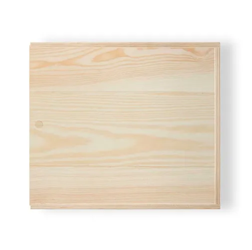 natural oscuro BOXIE WOOD L. Caja de madera L