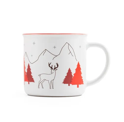 red VERNON X. Taza de ceramica