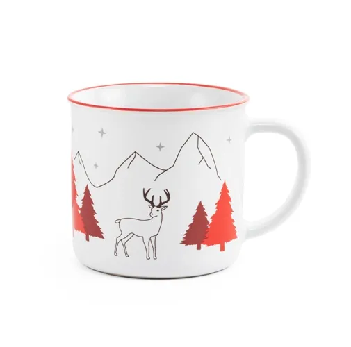 red VERNON X. Taza de ceramica