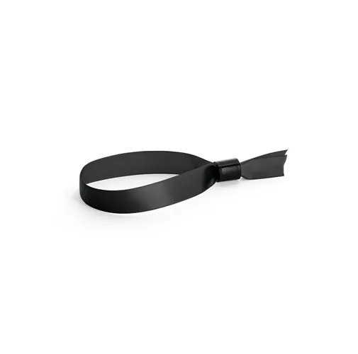 black SECCUR. Brazalete de raso a prueba de manipulaciones