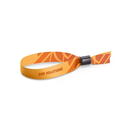 white HOBART. Pulsera Lanyard en poliéster
