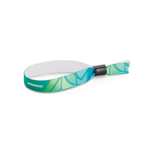 white MENDOZA. Pulsera Lanyard en poliéster