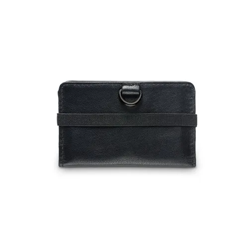 black ORVYN. Cartera de piel con bloqueo RFID para 10 tarjetas