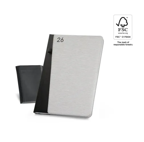 LARSSON B5. Agenda B5 en poliéster reciclado (100% rPET)