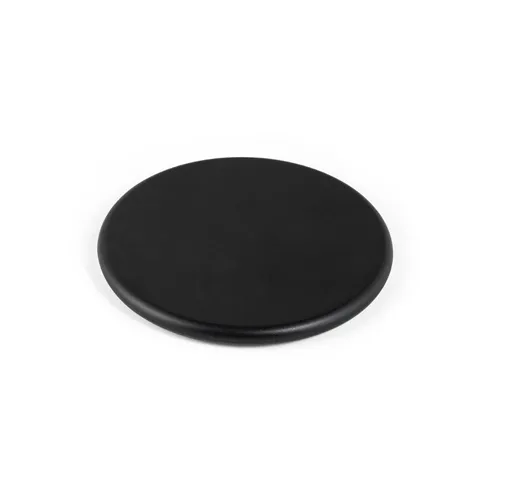 black SOVERY. Cargador inalámbrico superrápido de 10W, fabricado en ABS reciclado (100% rABS)
