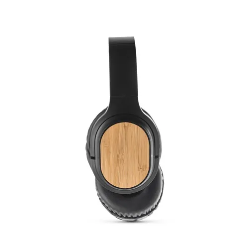 black GOULD. Auriculares inalámbricos plegables con 5h de autonomía, fabricado en bambú y ABS