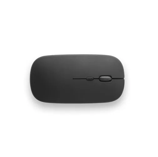 KHAN. Ratón inalámbrico con batería de 500mAh, fabricado en ABS reciclado (100% rABS)