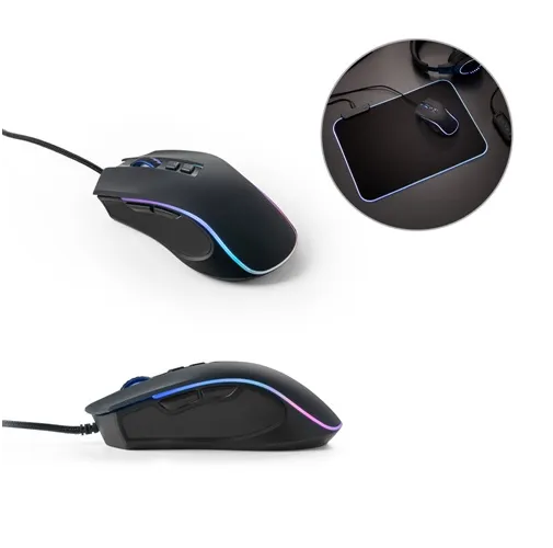 THORNE MOUSE RGB. Ratón gaming con cable de 1.5m y luces LED RGB, fabricado ABS