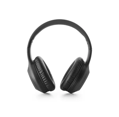 black BETTENCOURT. Auriculares inalámbricos plegables con ANC y 15h de autonomía, fabricados en ABS reciclado (100% rABS)