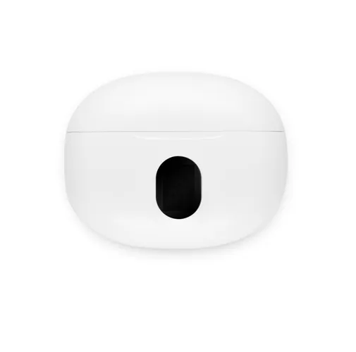 white CAETANO. Auriculares inalámbricos con 4 horas de autonomía en ABS reciclado (100% rABS)