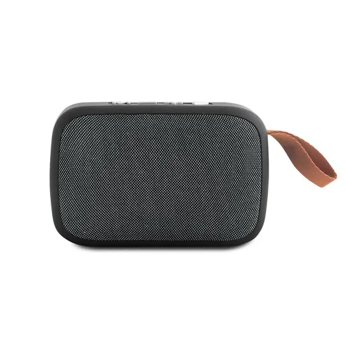 gray GANTE. Altavoz portátil de 3W con 2h de autonomía, fabricado en poliéster y ABS