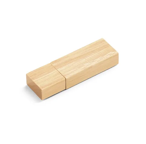 natural claro VENTER 8GB. Memoria USB de 8GB, fabricado en bambú