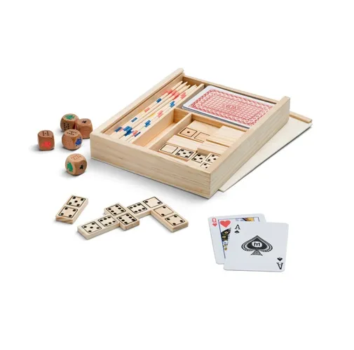 natural claro PLAYTIME. Set de juegos 4 en 1