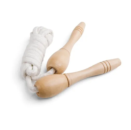 JUMPI. CUERDA DE SALTAR DE MADERA