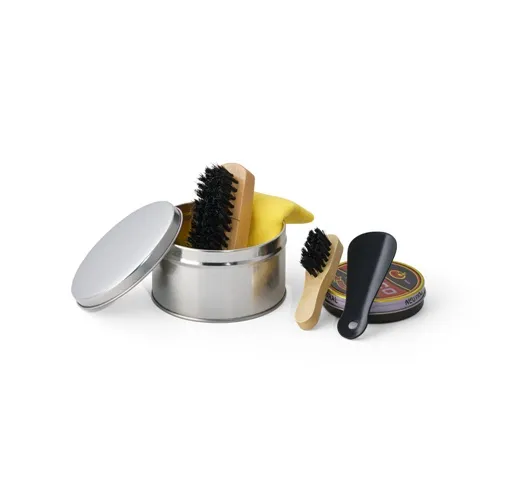 cromado satinado COBB. Kit de limpieza de calzado de 6 piezas