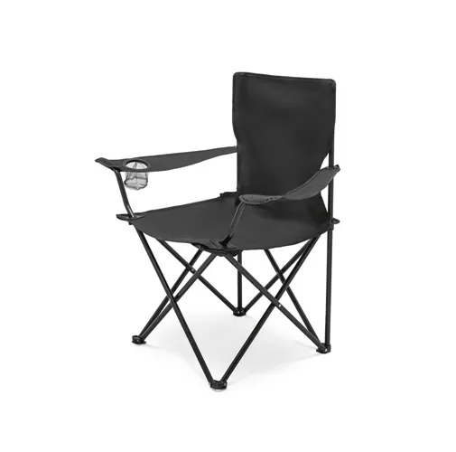 black THRONE. Silla plegable
