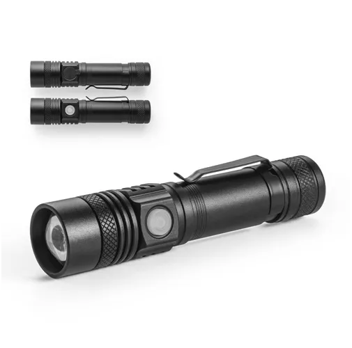 UNGAR. LINTERNA DE ALUMINIO RECARGABLE DE 5W