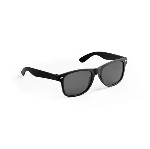 black SALEMA. Gafas de sol de poliéster reciclado (100% rPET)