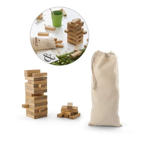 FLIK. JUEGO DE MADERA CON 54 PIEZAS