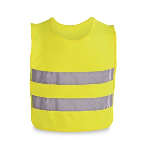 yellow MIKE. Chalecos reflectantes para niños 100% poliéster