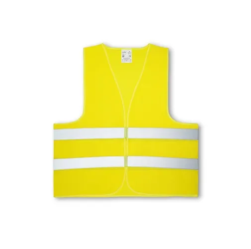 yellow YELLOWSTONE. Chaleco de alta visibilidad hecho en poliéster 100%
