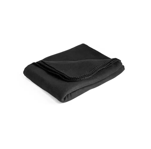 black GALLIOT. Manta polar (180 g/m²) en poliéster reciclado (100% rPET)