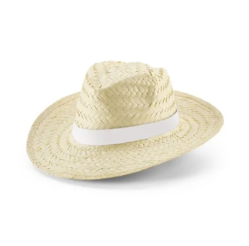 EDWARD RIB. SOMBRERO DE PAJA NATURAL CON CINTA SUBLIMADA