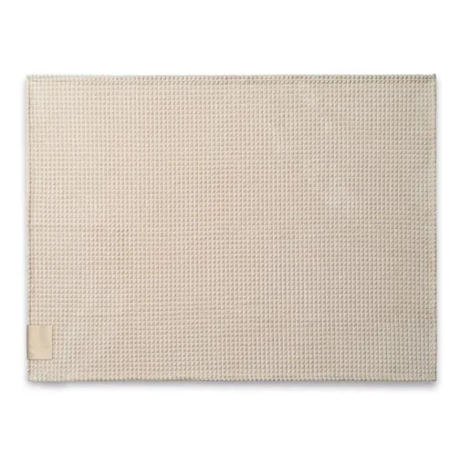 beige CELINE. Manta de poliéster reciclado (100% rPET) con detalle cosido para personalizar