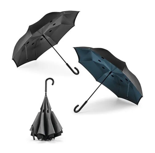 ANGELA. PARAGUAS PLEGABLE REVERSIBLE 190T PONGEE
