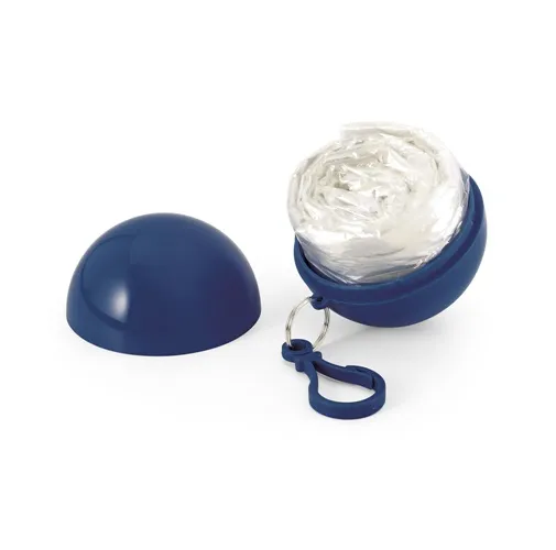 blue ISABEL. Poncho chubasquero