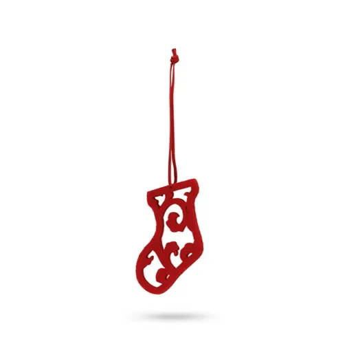 red JUBANY. Colgantes Navideños