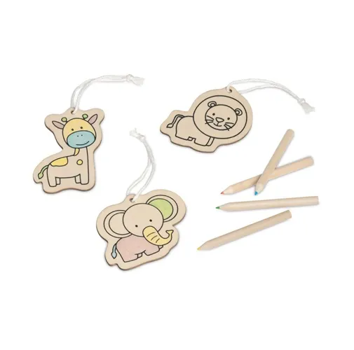 natural FAUNE. Set para colorear