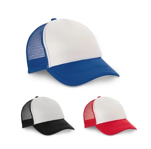 NICOLA. Gorro de poliéster y malla (150 g/m²)
