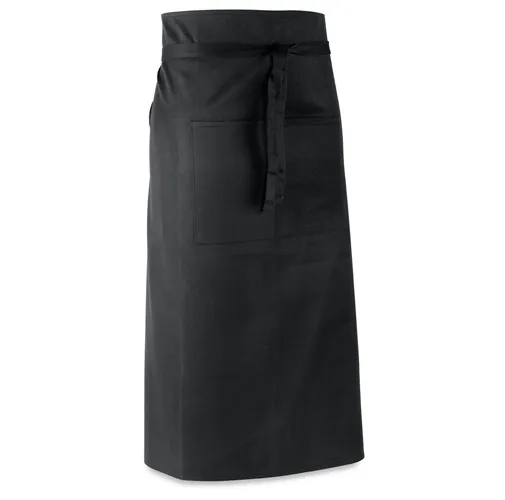 black NAEKER. Delantal de bar de algodón y poliéster (145 g/m²)