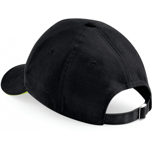 black / lime green Gorra Athleisure - 6 paneles