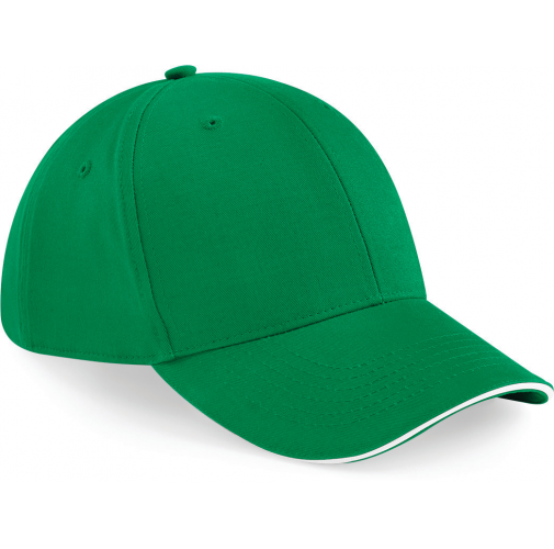 kelly green / white Gorra Athleisure - 6 paneles