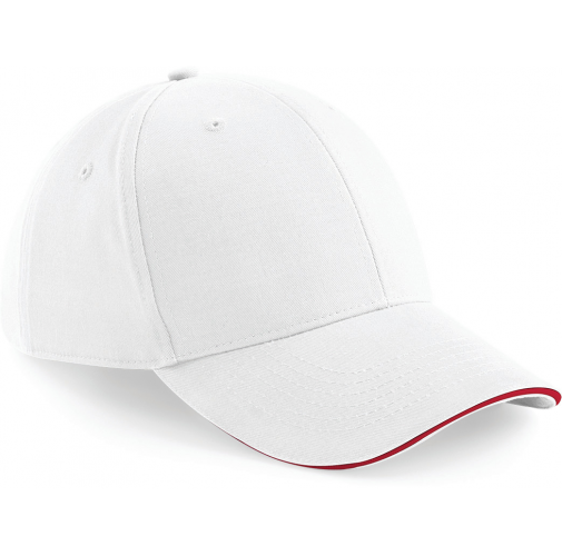 white / classic red Gorra Athleisure - 6 paneles