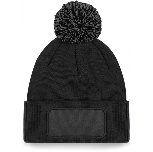 black / graphite grey Gorro parche Snowstar® con pompón <br/>