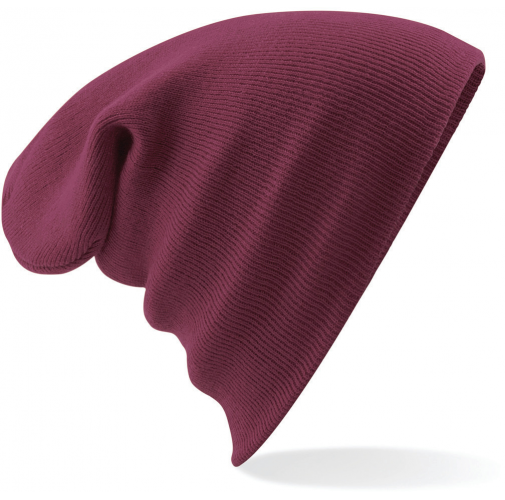 burgundy Gorro Original - borde vuelto