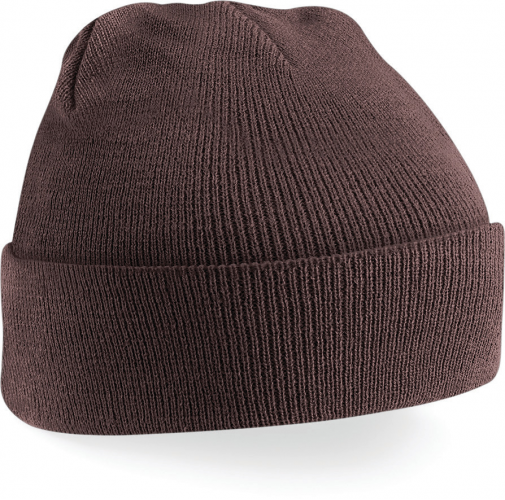 chocolate Gorro Original - borde vuelto