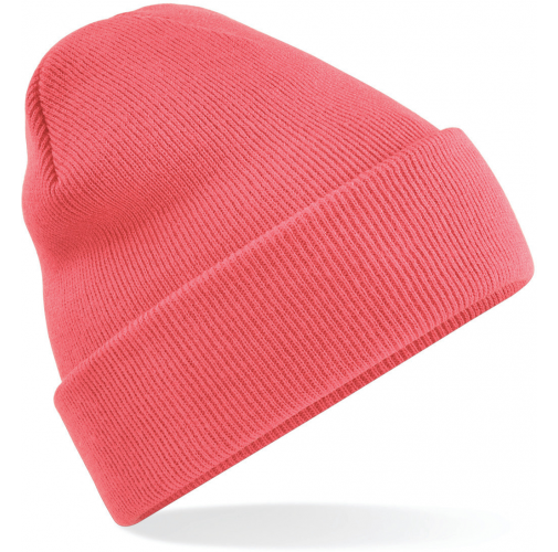 coral Gorro Original - borde vuelto