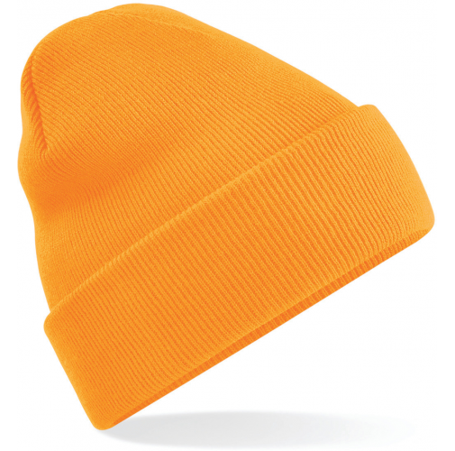 fluorescent orange Gorro Original - borde vuelto