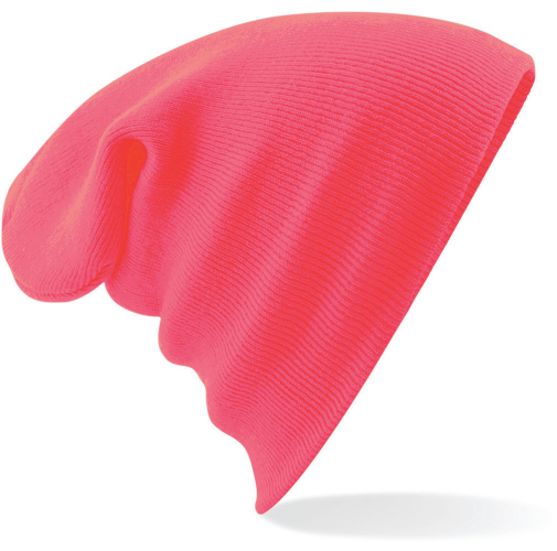 fluorescent pink Gorro Original - borde vuelto