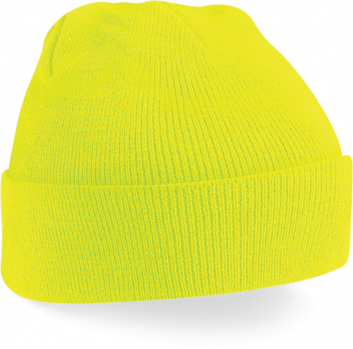 fluorescent yellow Gorro Original - borde vuelto
