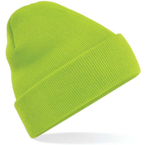 lime green Gorro Original - borde vuelto