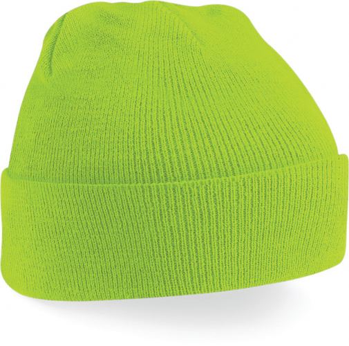 lime green Gorro Original - borde vuelto
