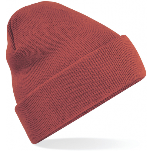 orange rust Gorro Original - borde vuelto