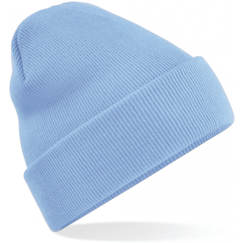 sky blue Gorro Original - borde vuelto